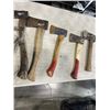 Image 3 : PIPE CLAMP AND ASSORTED HATCHETS