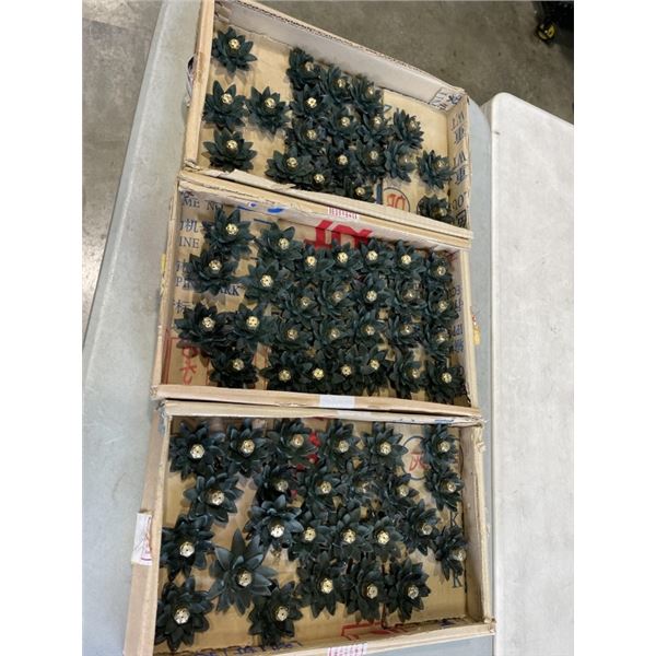 3 TRAYS OF NEW FOUNTAIN HEADS