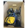 Image 2 : ASSORTED POWER TOOLS AND DEWALT BATTERIES, MOTOMASTER POWER PACK, ALL UNTESTED