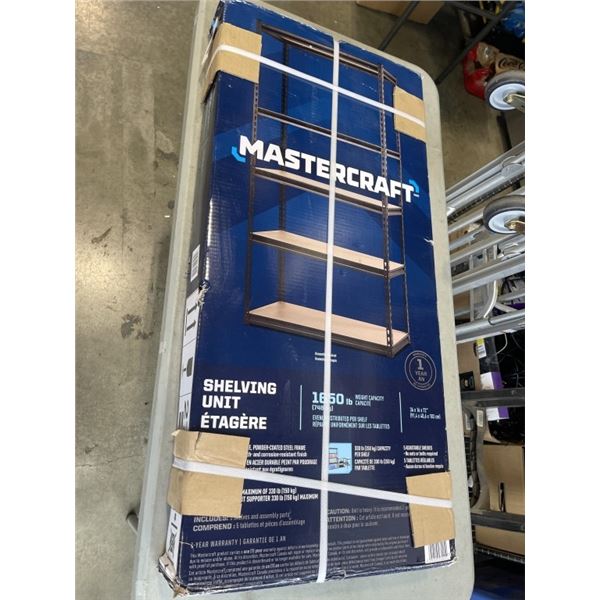 NEW MASTER CRAFT SHELVING UNIT