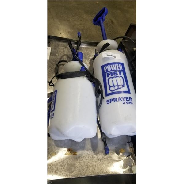 2 POWER FIST SPRAYERS