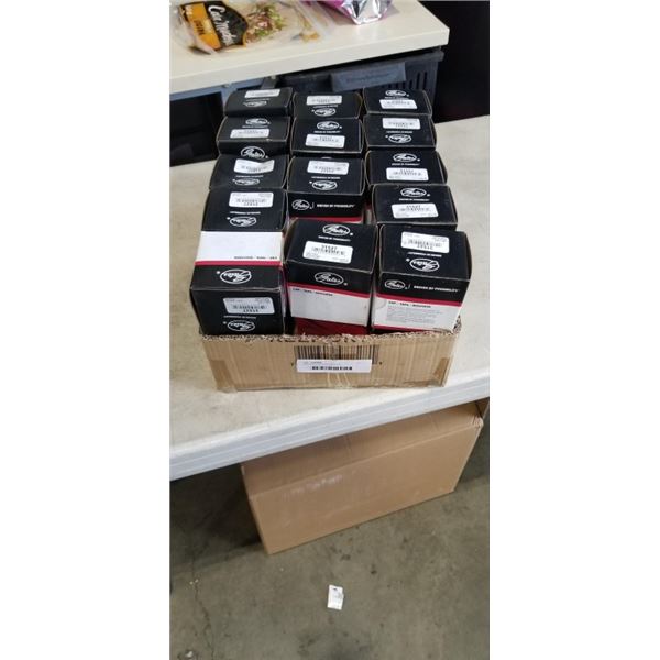 TRAY OF 29 RADIATOR CAPS