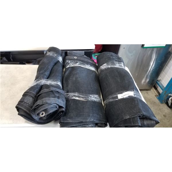 3 CARGO NETS - ASSORTED SIZES