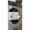 Image 1 : HEAVY DUTY 25 FT BLACK LIGHTED EXTENSION CORD. 10AWG/3C