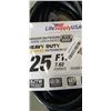 Image 2 : HEAVY DUTY 25 FT BLACK LIGHTED EXTENSION CORD. 10AWG/3C