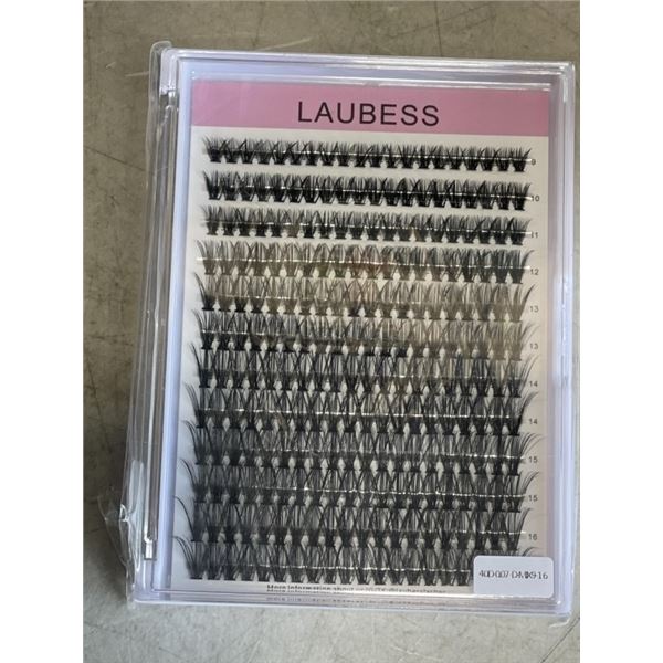 LARGE CASE OF LAUBESS LASH CLUSTERS. 144 PCS PER PACK. 10 PACKS PER BOX. 27 BOXES PER CASE