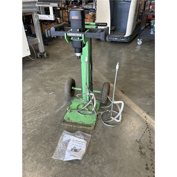 EIBENSTOCK  EHR23/1.3R ELECTRIC MIXXER WITH SPARE PADDLE AND STAND, WORKING WELL, LITTLE US, MANAUL 