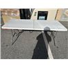Image 2 : 6 FOOT PLASTIC MARKET TABLE