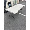 Image 3 : 6 FOOT PLASTIC MARKET TABLE