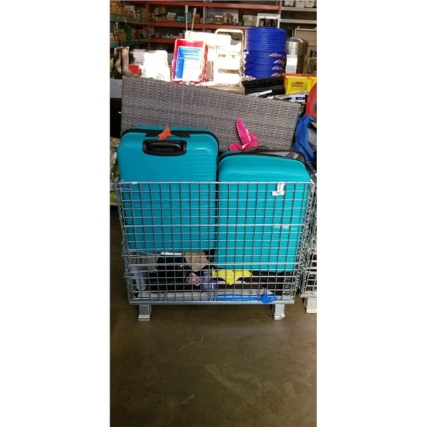 PALLET OF ASSORTED GOODS, CONTENTS OF REPOSESSSED VEHICLES, BIN NOT INCLUDED
