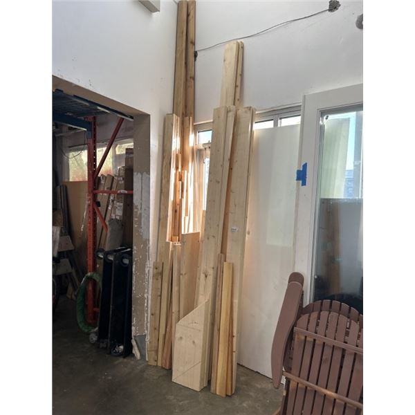 LARGE LOT OF DIMENSIONAL LUMBER, 2X4, 2X6 AND 2X8, VARYING LENGTHS, MAJORITY IS 8-10FT
