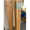 Image 2 : 2 BUNDLES OF PRE SANDED AND STAINED PINE 1X3 AND 1X4