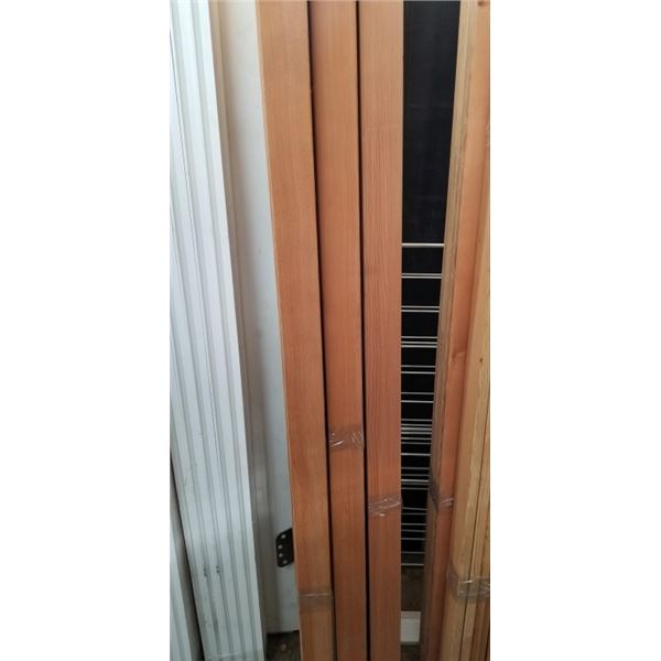 3 BUNDLES OF DOUGLAS FUR WOOD - 2-1/2" x 3/4", LENGTHS VARYING