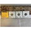 Image 1 : 3 CANADIAN SILVER LOW MINTAGE 10 CENTS 1929, 1930, 1931 .800 SILVER