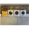 Image 1 : 3 CANADIAN LARGE CENTS, 1888 QUEEN VICTORIA, 1908 KING EDWARD VII, 1918 KING GEORGE V