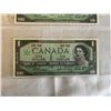 Image 3 : 3 MINT 1967 CANADIAN CENTENNIAL $1 BILLS SERIAL # 1867-1967