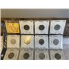 Image 3 : 19 RARE 1951 CANDIAN KING GEORGE VI COMMEMORATIVE NICKLES 1751-1951