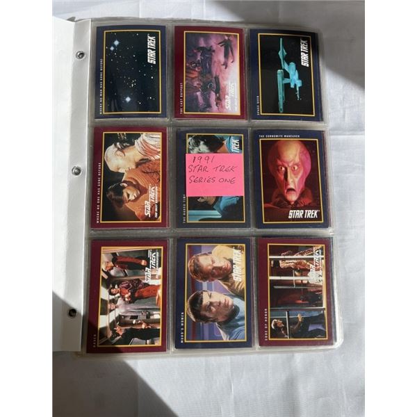 1991 COMPLETE SERIES ONE STAR TREK CARDS