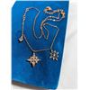 Image 3 : SWAROVSKI SILVER CHAIN W/ PENDANT NECKLACE MARKED SWAN