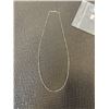 Image 1 : 925 STERLING SILVER BOXLINK CHAIN NECKLACE, 22" LONG