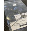 Image 2 : 925 STERLING SILVER BOXLINK CHAIN NECKLACE, 22" LONG