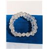 Image 2 : VINTAGE ROCK CRYSTAL STONES STRETCH BRACELET
