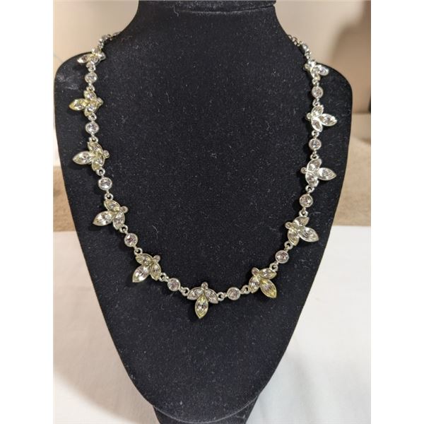 VINTAGE NAPIER EST 1922 CRYSTAL RHINESTONES NECKLACE