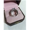 Image 3 : ZUMAN ISRAEL 925 STERLING SILVER RING W/ LARGE CRYSTAL STONE