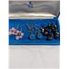 Image 2 : 3 PAIRS OF VARIRTY BEADS DANGLE EARRINGS
