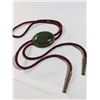 Image 3 : VINTAGE GREEN STONE BOLO TIE