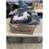 Image 1 : CASE OF VIVO BLACK FLAT SCREEN TV COVER PROTECTORS. VARIOUS SIZES