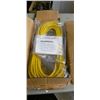 Image 1 : 75 FOOT HEAVY DUTY LIGHTED YELLOW  EXTENSION CORD. 14AWG/3C