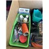 Image 5 : ASSORTED CRAFT SUPPLY AND DROP FRONT BOX