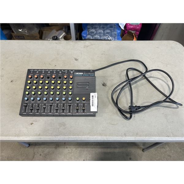 BOSS BX-800 8 CHANNEL STEREO MIXER