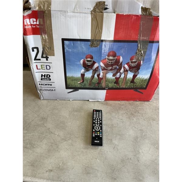 RCA 24 INCH TV WITH REMOTE, WORKING