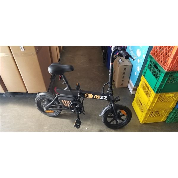 RIZZ ELECTRIC BIKE - WORKING, W/ BATTERY NO CHARGER