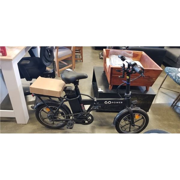 GOPOWERBIKE GORAY FOLDABLE ELECTRIC CITY BIKE (350W MOTOR/ UP TO 30.6KM BRANGE/ 32 KM/HR TOP SPEED) 