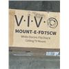 Image 2 : VIVO WHITE ELECTRIC FLIP DOWN CEILING MOUNT