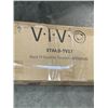 Image 2 : VIVO BLACK TV STAND FOR TREADMILLS & ELLIPTICALS