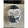 Image 1 : HEAVY DUTY 50 FT BLACK LIGHTED EXTENSION CORD. 10AWG/3C