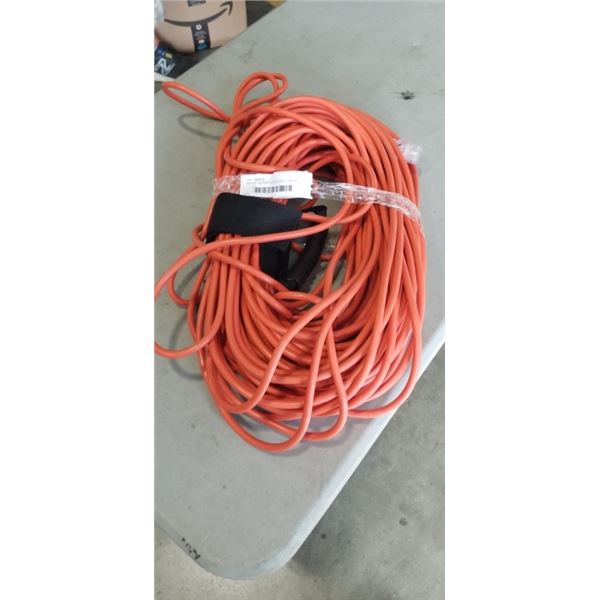 APPROX 200 FOOT HEAVY DUTY  LIGHTED ORANGE EXTENSION CORD. 16AWG/3C