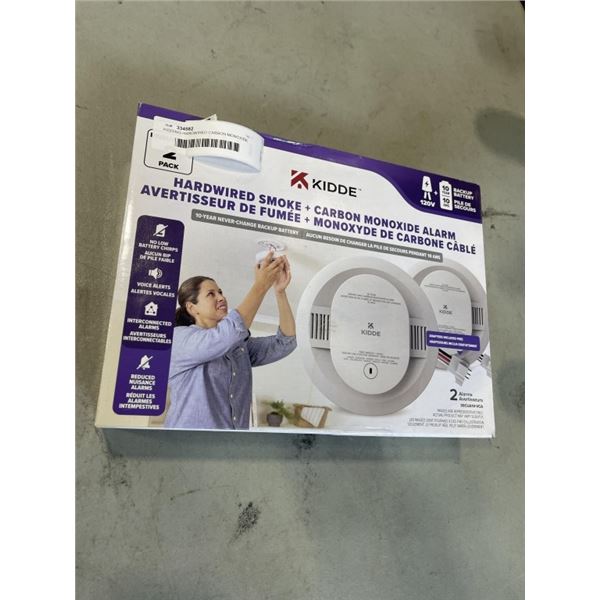 KIDDING HARDWIRED CARBON MONOXIDE AND SMOKE ALARM