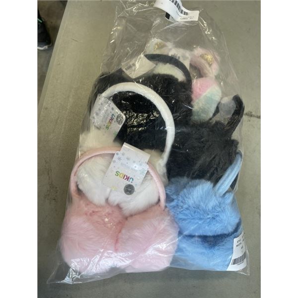 6 NEW KIDS EAR MUFFS