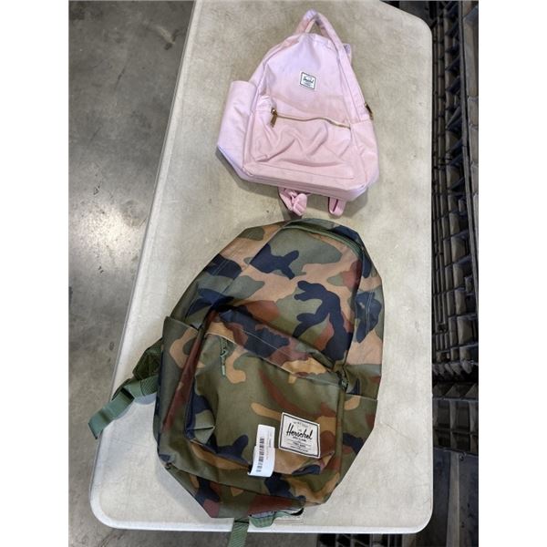 2 HERSCHEL BACKPACKS.