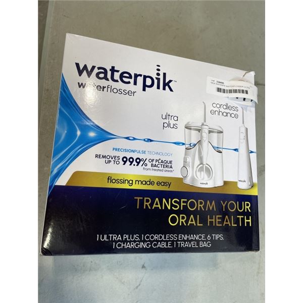 NEW WATERPIK WATERFLOSSER ULTRA PLUS & CORDLESS ENHANCE