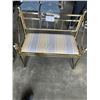 Image 1 : VINTAGE BRASS ENTRY BENCH