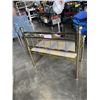 Image 3 : VINTAGE BRASS ENTRY BENCH
