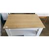 Image 2 : LARGE WORK TABLE W/ SHELF STORAGE