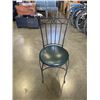 Image 2 : IRON WROUGHT PARLOR CHAIR