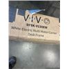 Image 2 : VIVO WHITE ELECTRIC MULTI MOTOR CONRER DESK FRAME